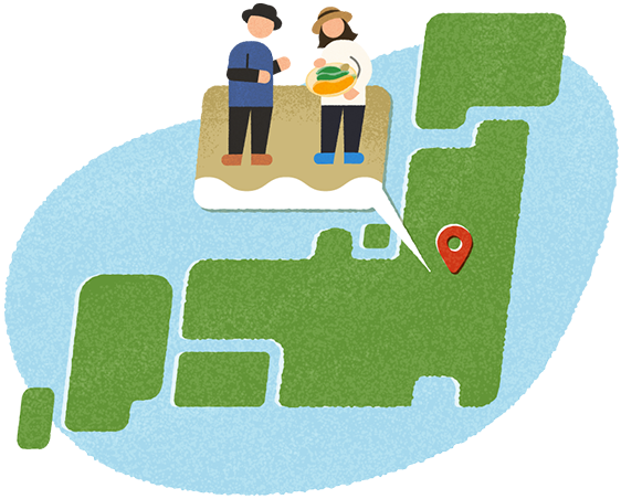 Access Aizu Inawashiro Kanko Farm Location Illustration