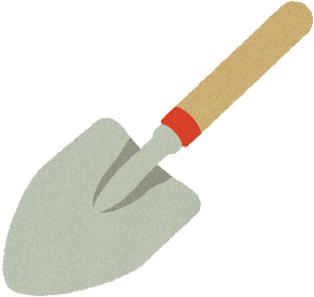 Farming Activity Shovel illustration